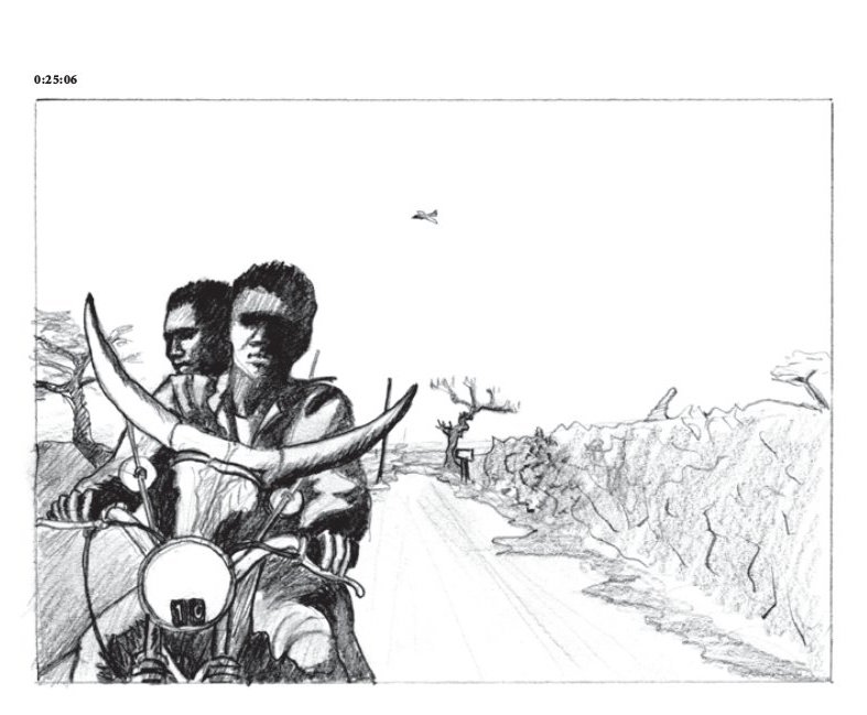 Post storyboard, d’après le film Touki Bouki de Djibril Mambety Diop