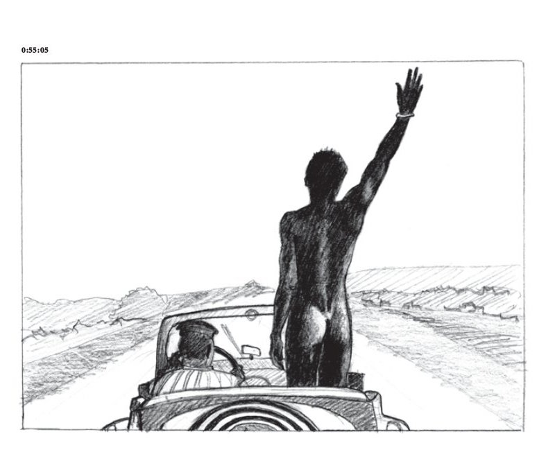 Post storyboard, d’après le film Touki Bouki de Djibril Mambety Diop