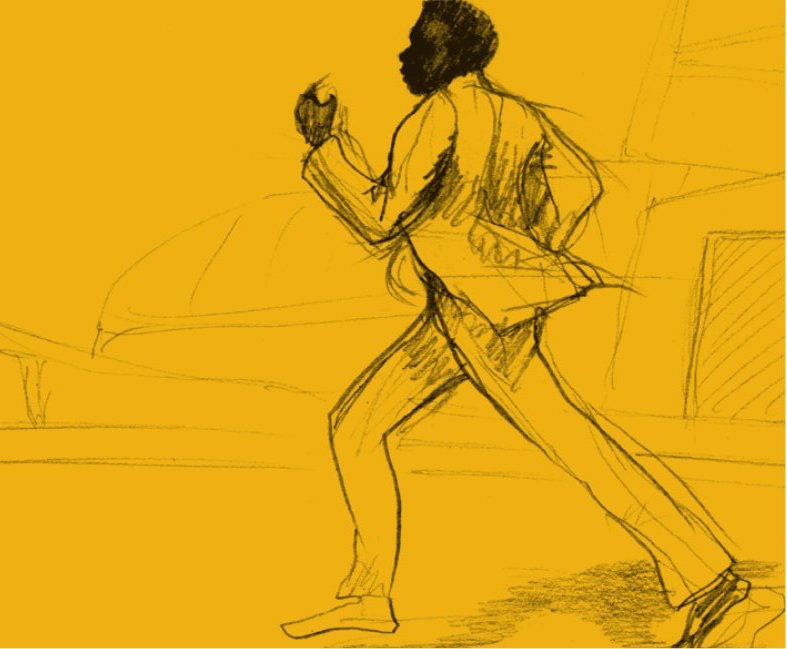 Post storyboard, d’après le film Touki Bouki de Djibril Mambety Diop